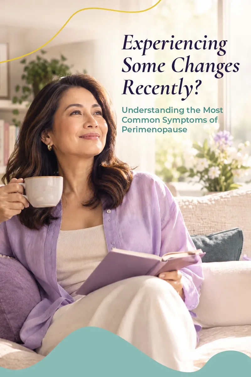 HerShift blog cover on perimenopause symptoms
