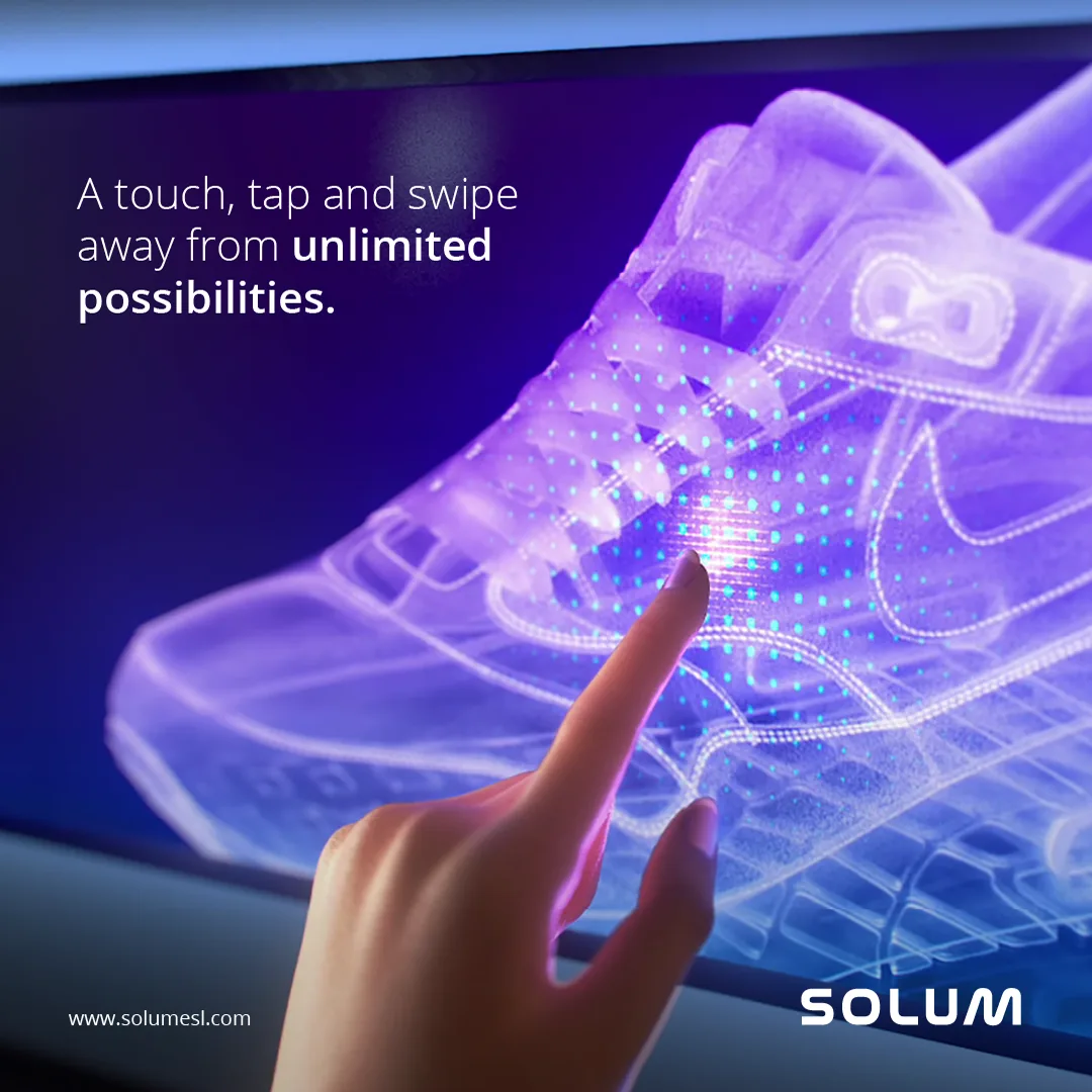 Newton Touch social ad, &ldquo;A touch, tap and swipe away from unlimited possibilities&rdquo;