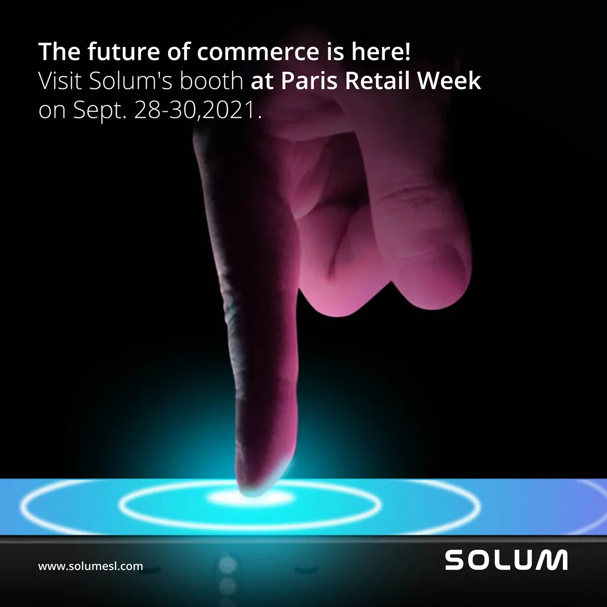 &ldquo;The future of commerce is here&rdquo; Paris Retail Week ad